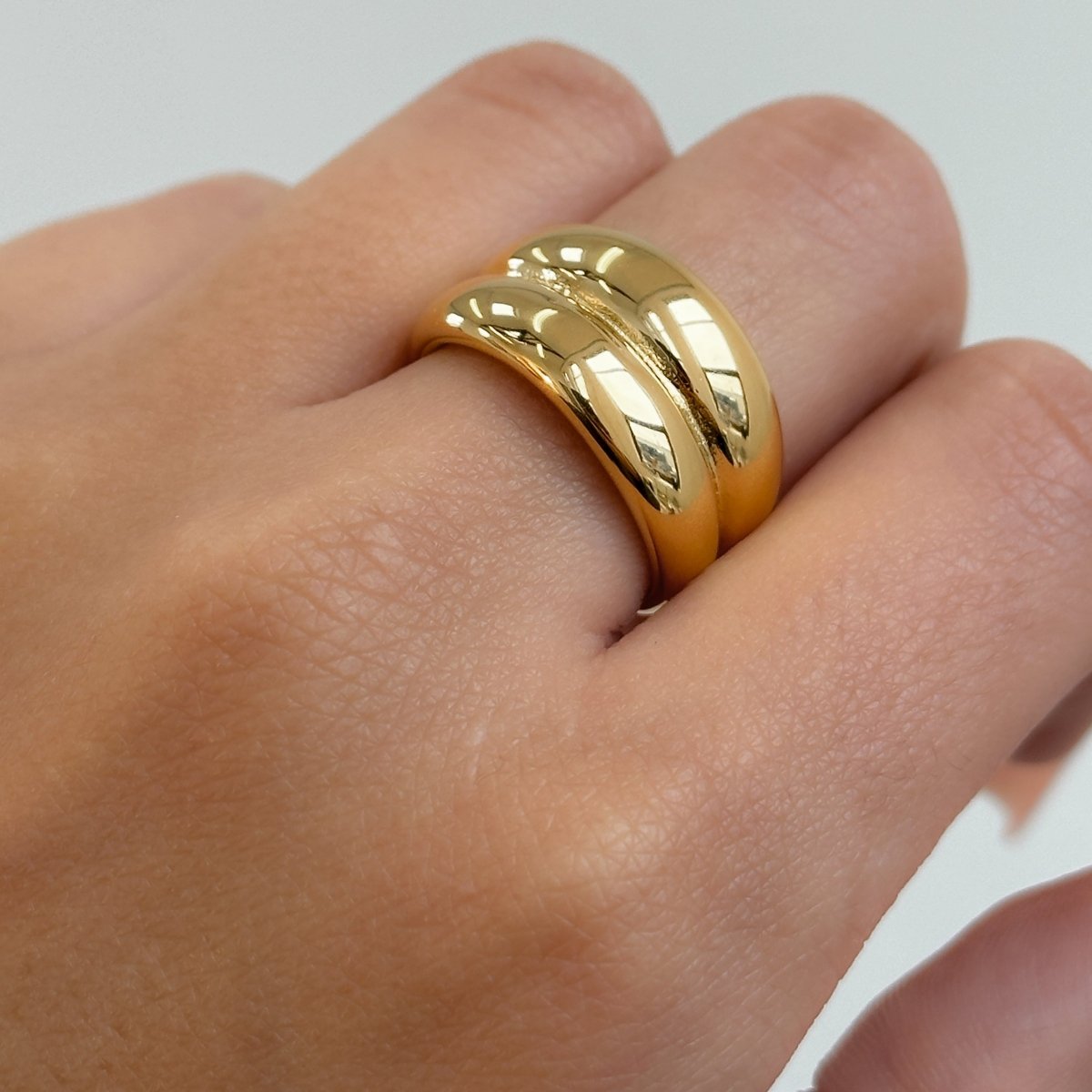 Eliana Double Band Ring - ISMI JEWELS