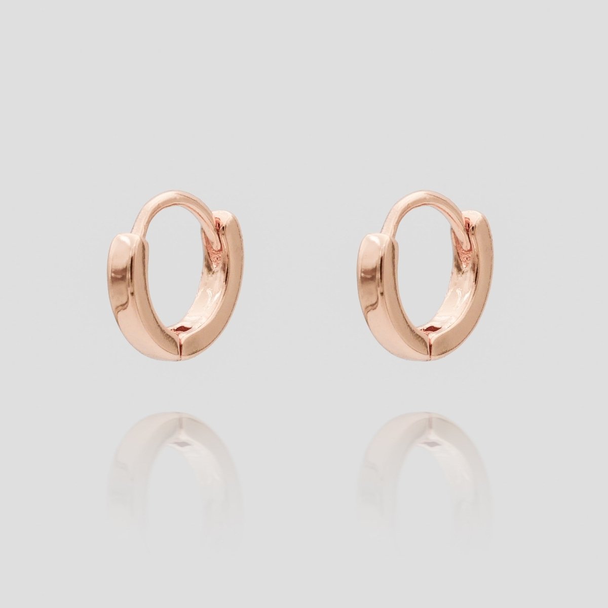 Elle Rose Gold Filled Huggie Earrings - ISMI JEWELS