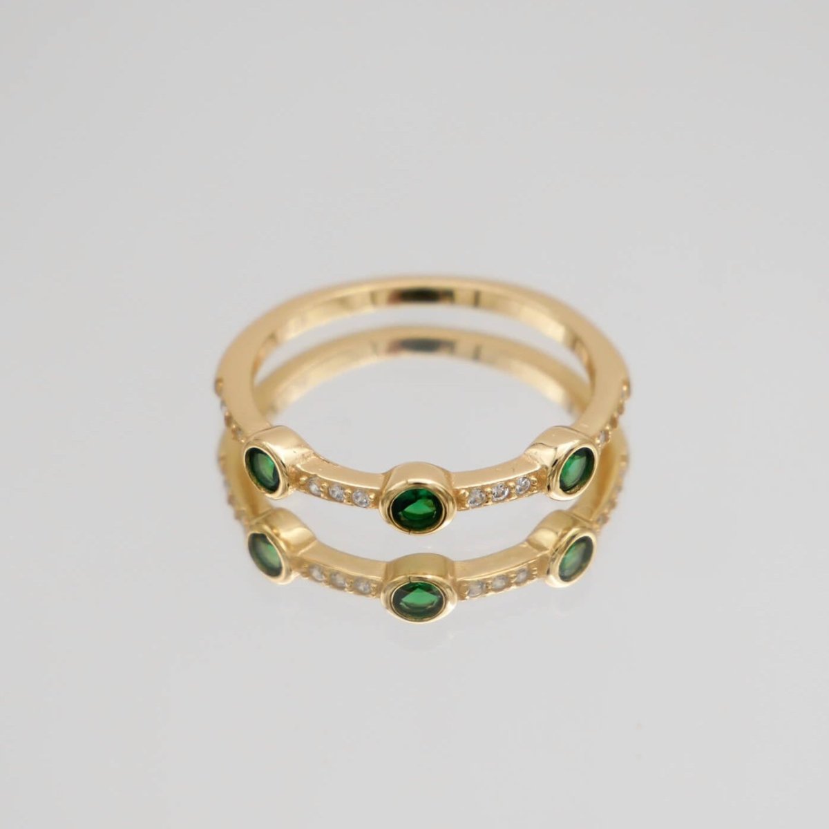 Ellis Emerald Stone Ring - ISMI JEWELS