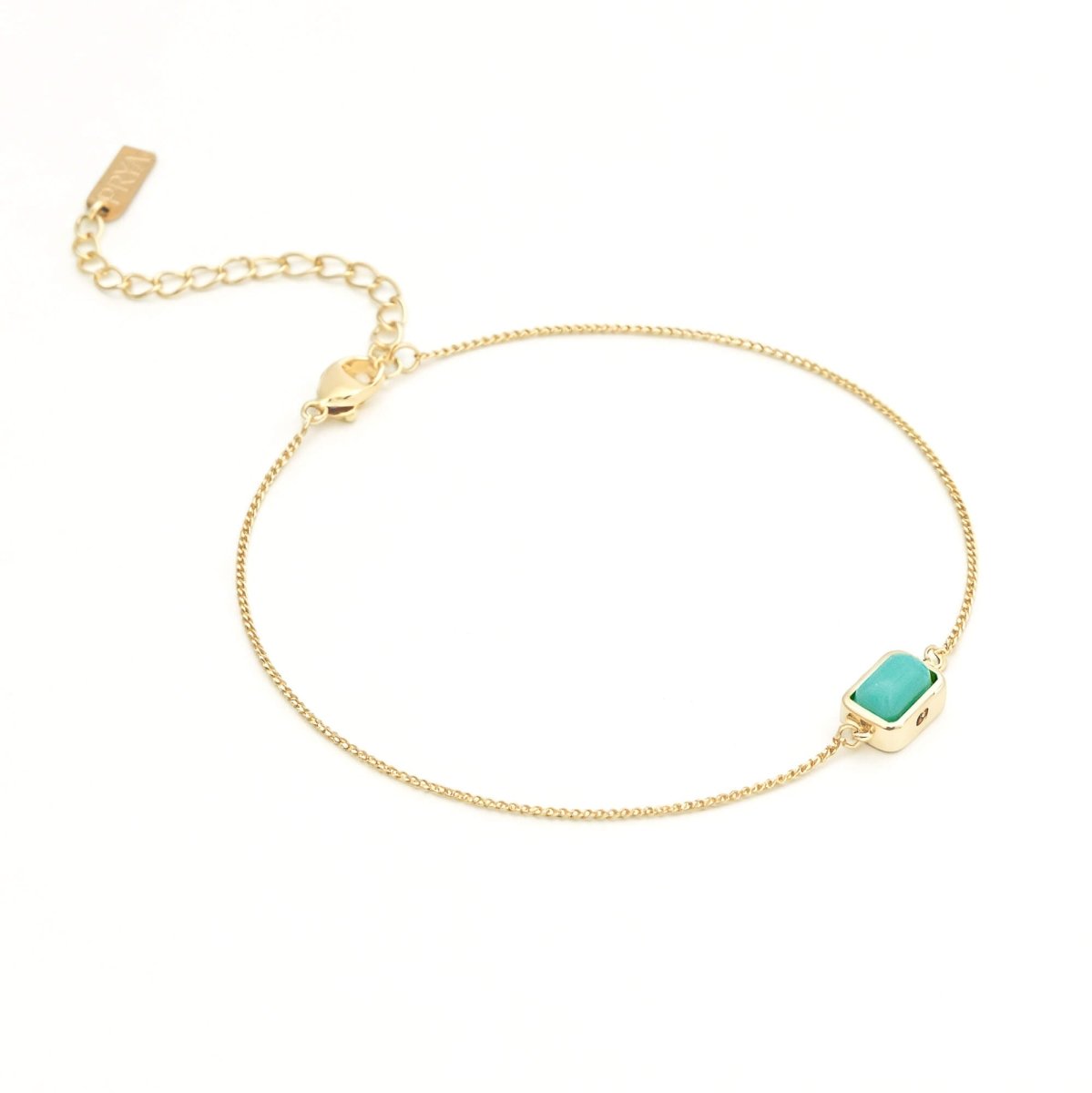 Emerald Cut Birthstone Bracelet - ISMI JEWELS