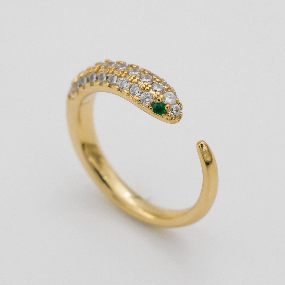 Emmy Adjustable Snake Ring - ISMI JEWELS