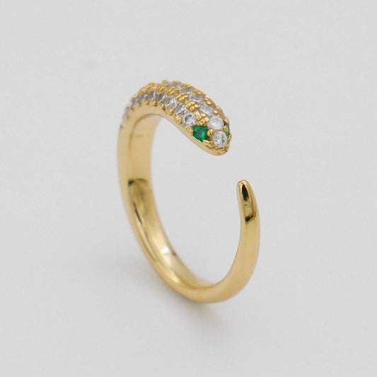 Emmy Adjustable Snake Ring - ISMI JEWELS