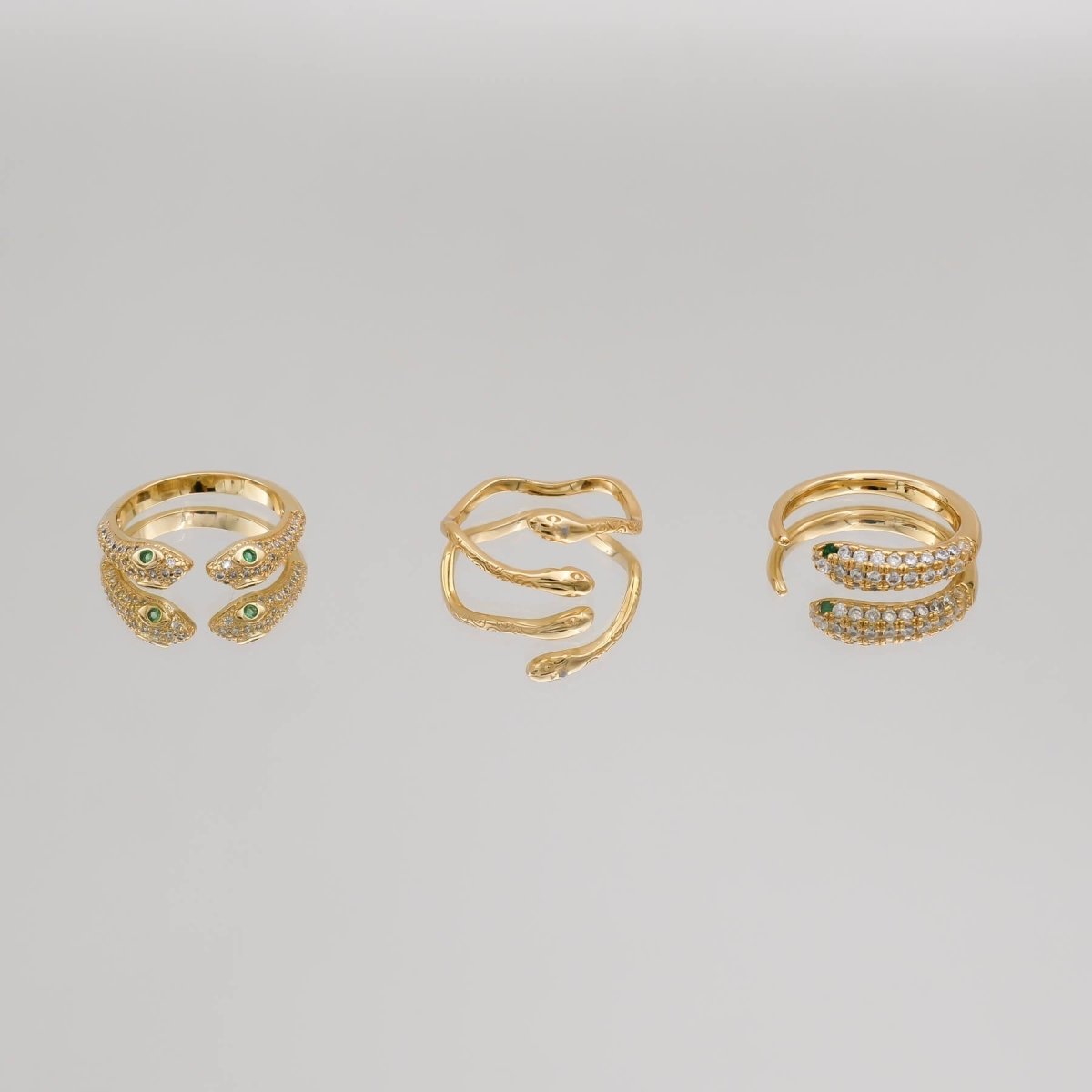 Emmy Adjustable Snake Ring - ISMI JEWELS