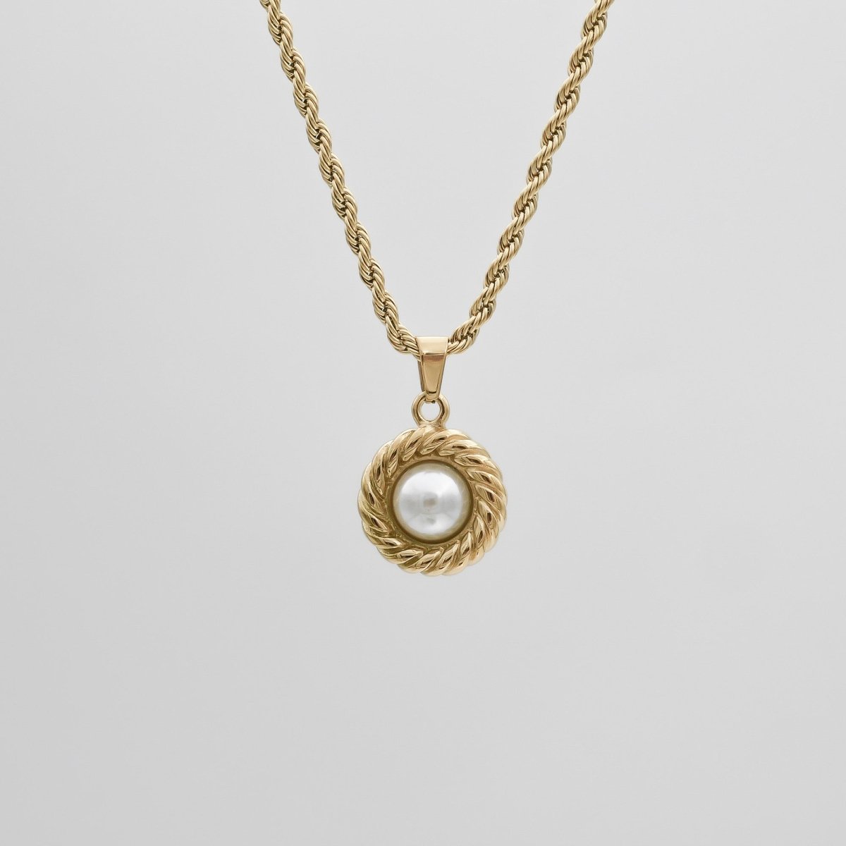 Esme Pearl Round Necklace - ISMI JEWELS