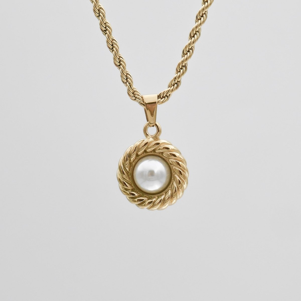 Esme Pearl Round Necklace - ISMI JEWELS