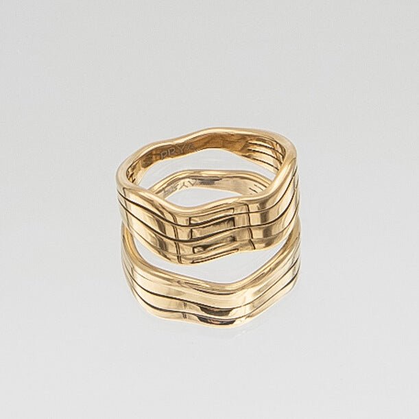 Esme Triple Wave Ring - ISMI JEWELS