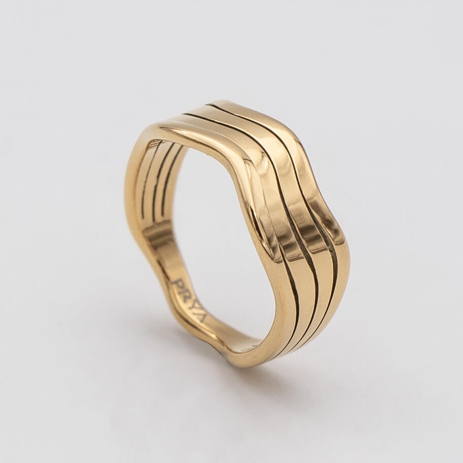 Esme Triple Wave Ring - ISMI JEWELS