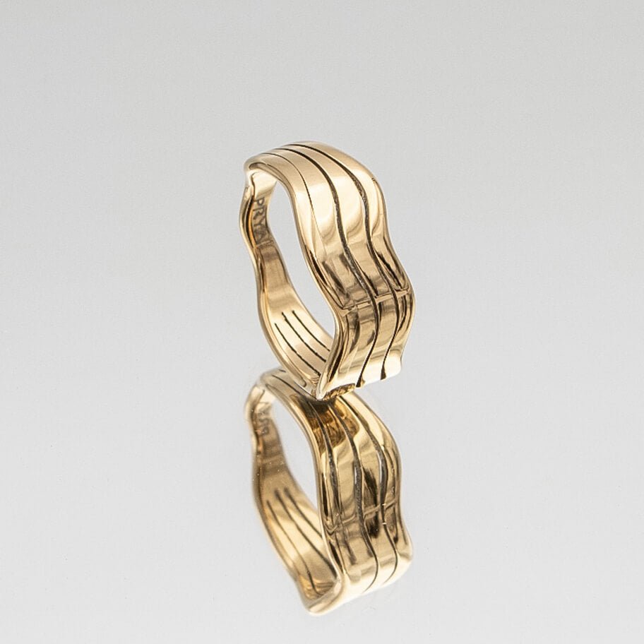Esme Triple Wave Ring - ISMI JEWELS