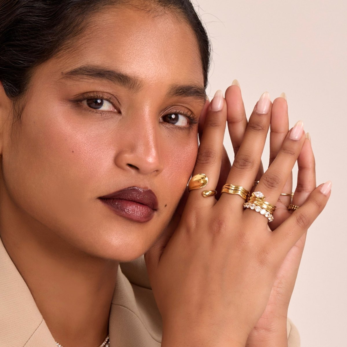 Esme Triple Wave Ring - ISMI JEWELS