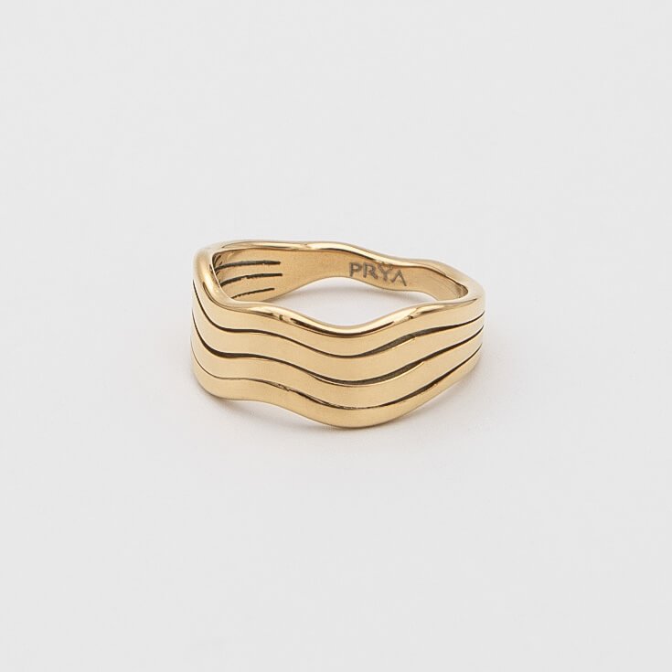 Esme Triple Wave Ring - ISMI JEWELS