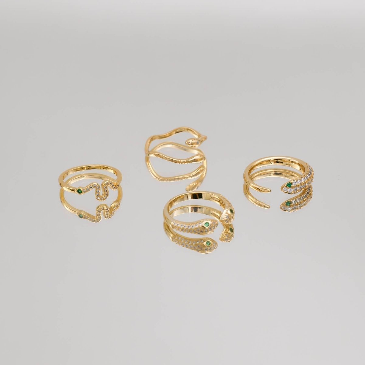 Eve Adjustable Snake Ring - ISMI JEWELS