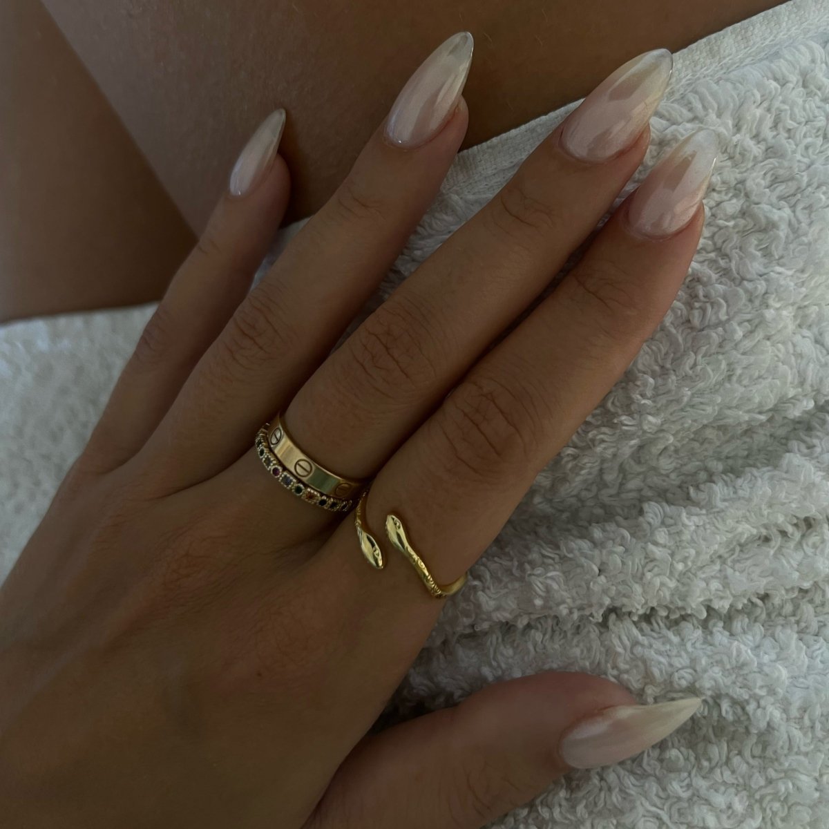 Eve Adjustable Snake Ring - ISMI JEWELS