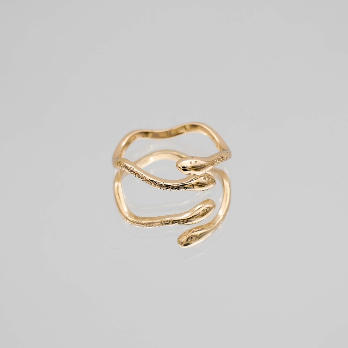 Eve Adjustable Snake Ring - ISMI JEWELS
