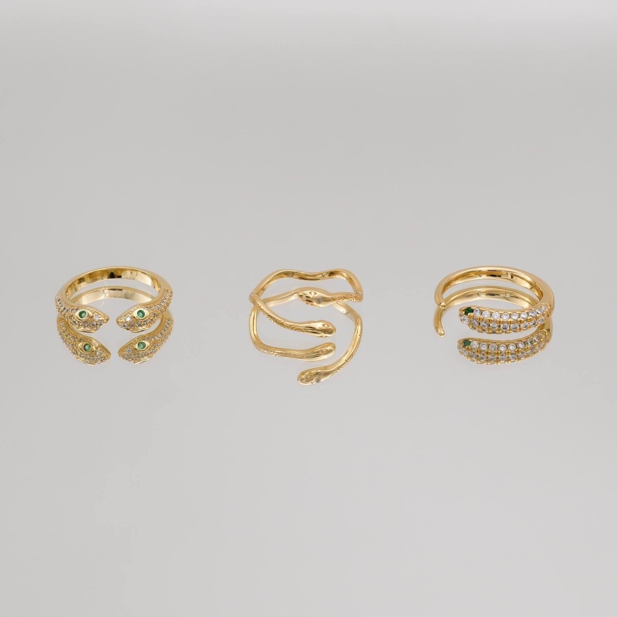 Eve Adjustable Snake Ring - ISMI JEWELS