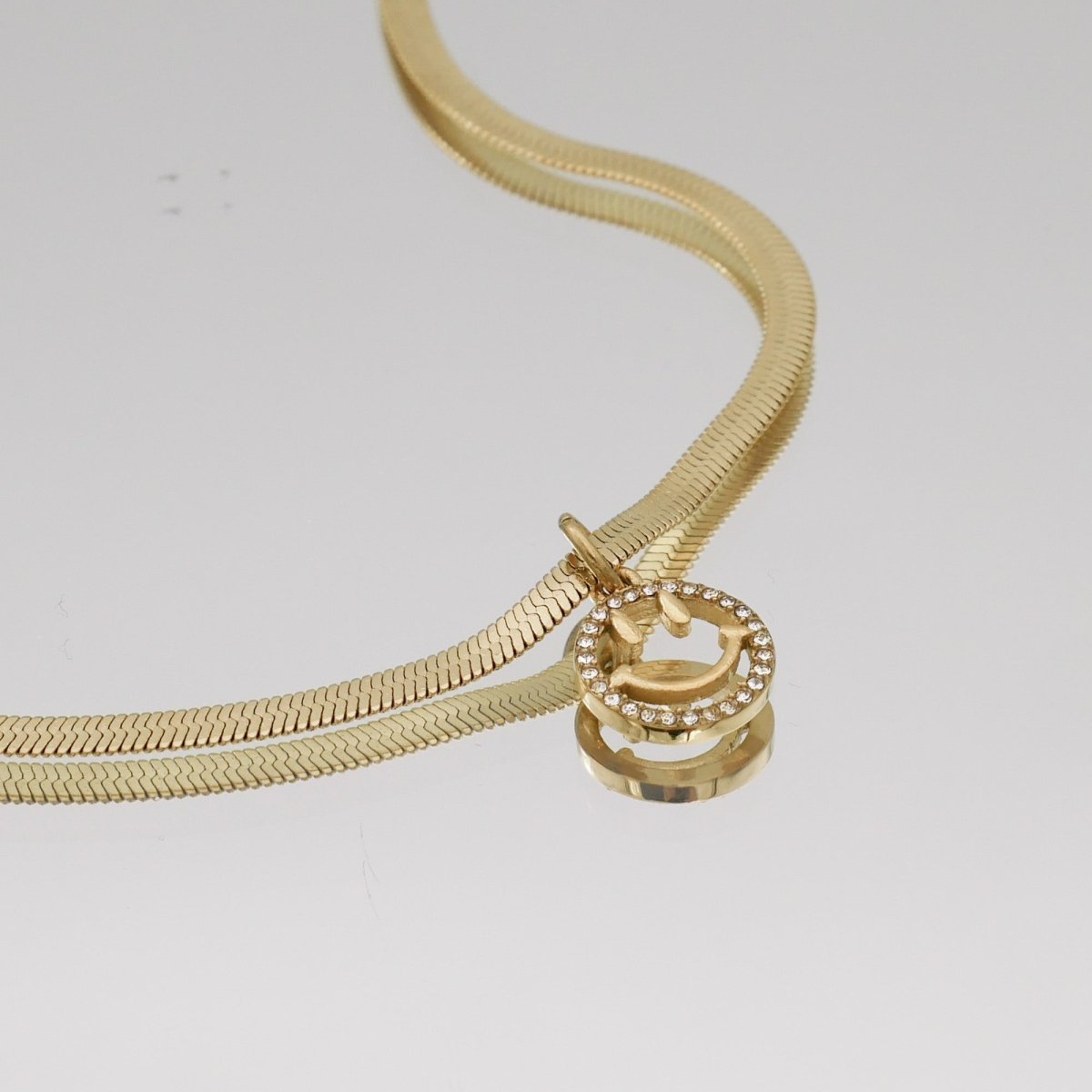Farrah Smiley Necklace - ISMI JEWELS