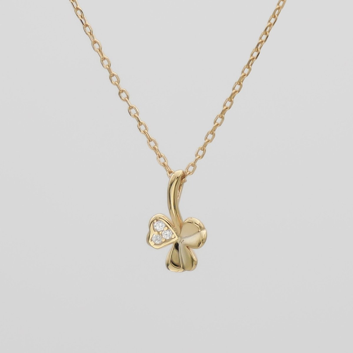 Felicity Mini clover necklace - ISMI JEWELS