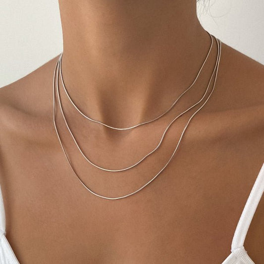 Fine Snake Chain | Silver - ISMI JEWELS