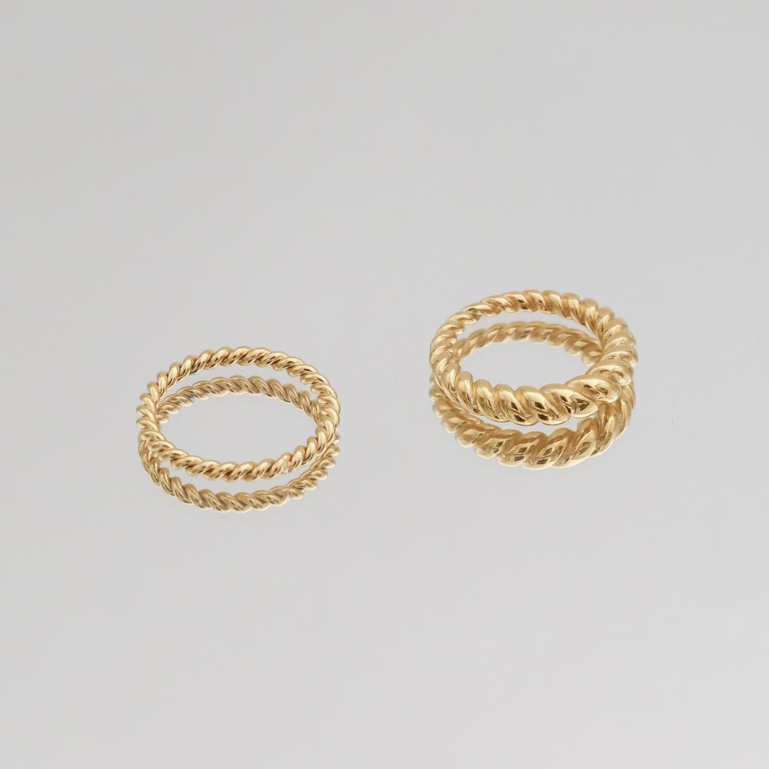 Fine Twisted Ring - ISMI JEWELS