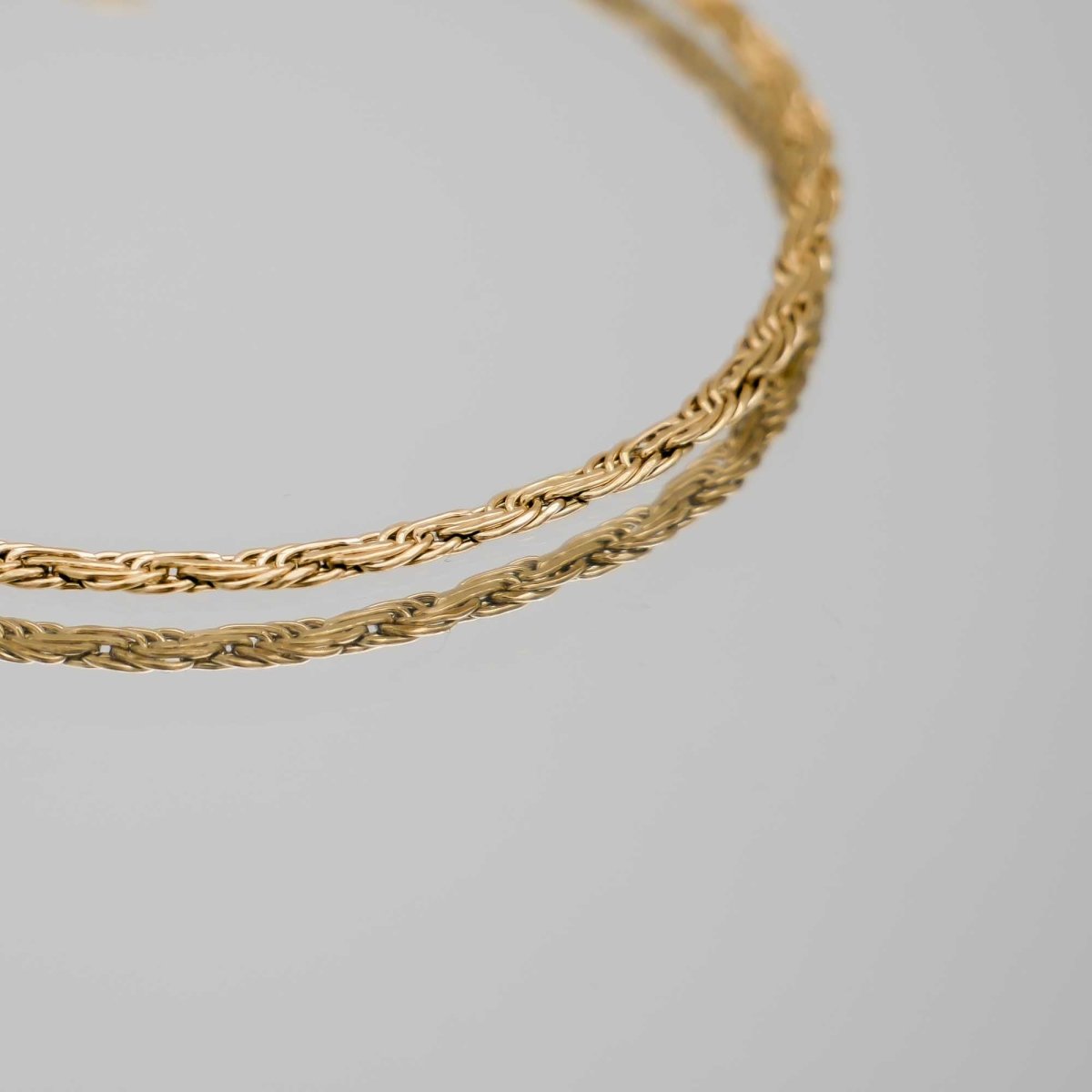 Flat Rope Chain Bracelet - ISMI JEWELS