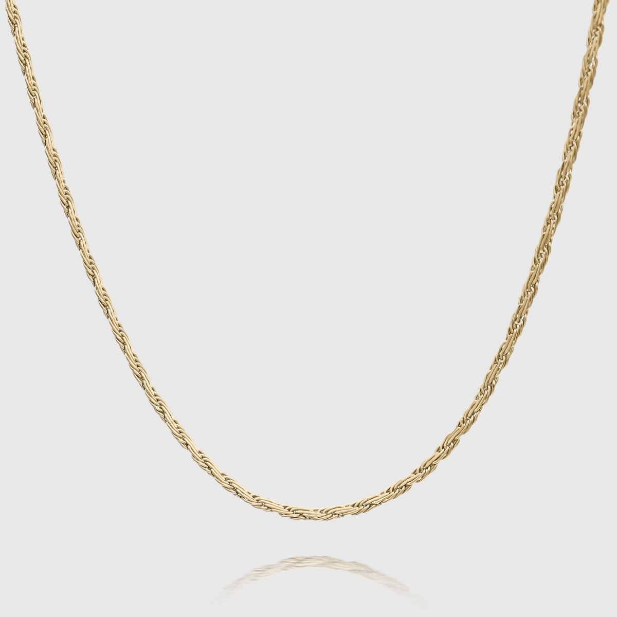 Flat Rope Link Chain | Gold - ISMI JEWELS