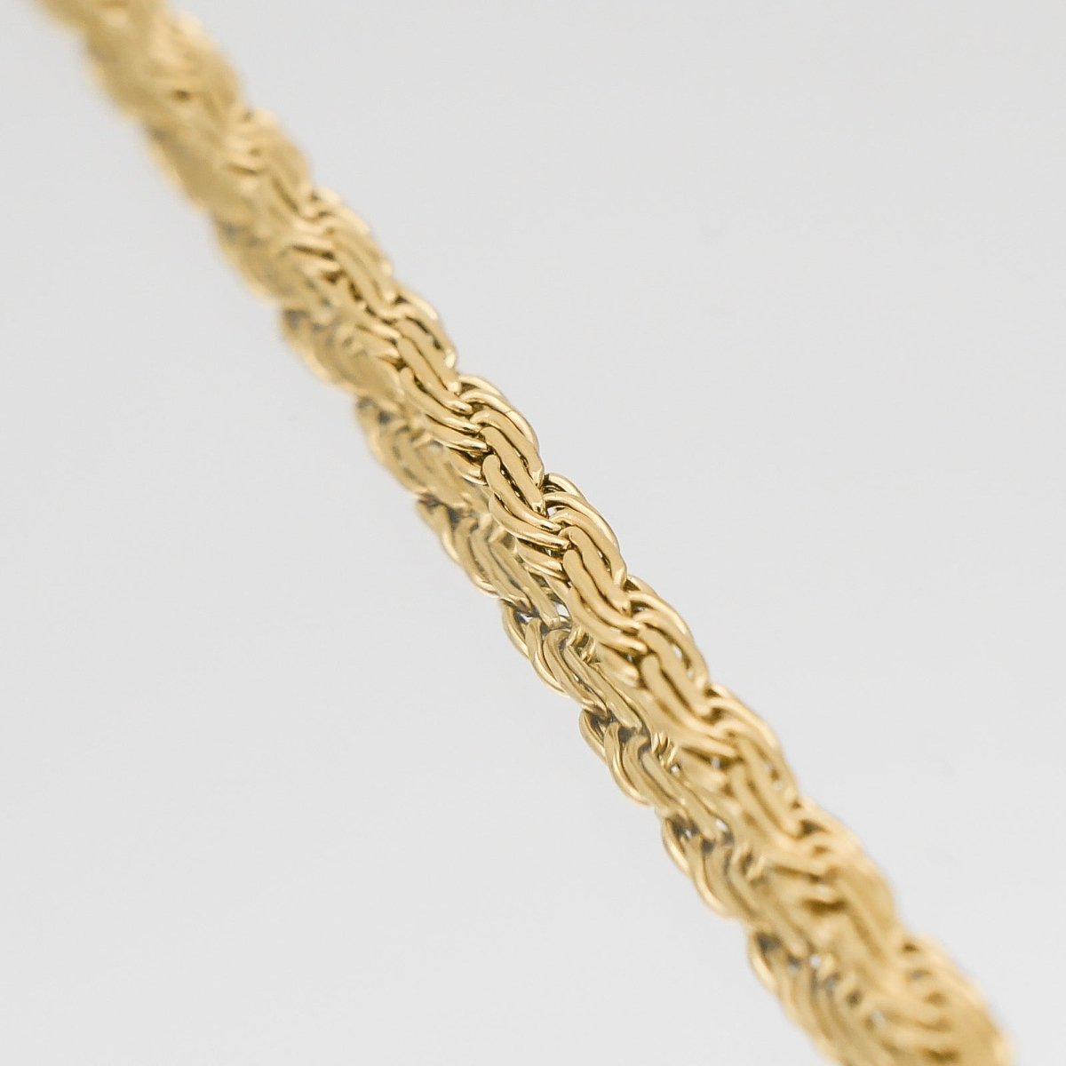 Flat Rope Link Chain | Gold - ISMI JEWELS