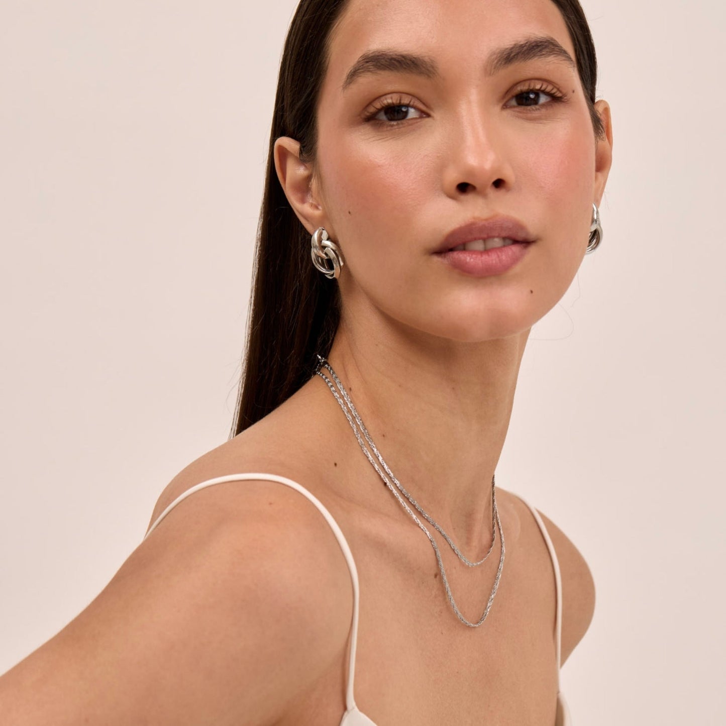 Flat Rope Link Chain | Silver - Image 3 - ISMI JEWELS