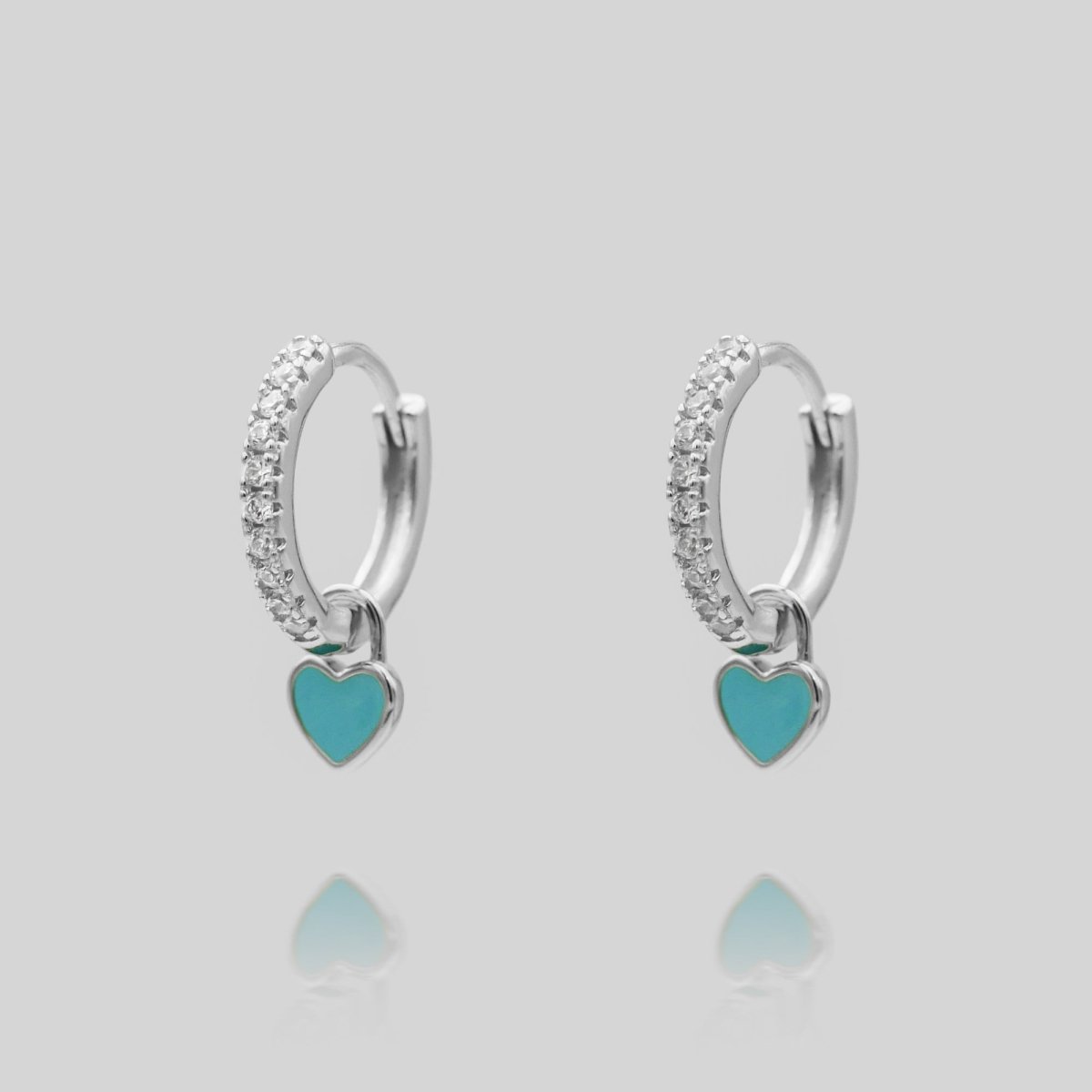 Gabby Heart Huggies - ISMI JEWELS