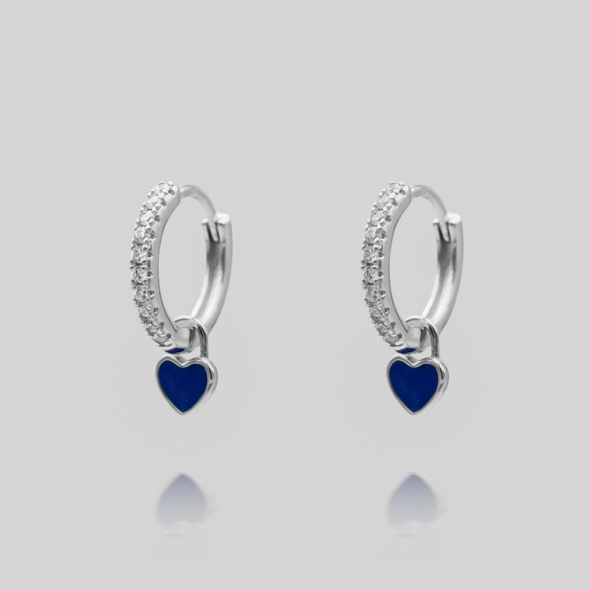 Gabby Heart Huggies - ISMI JEWELS