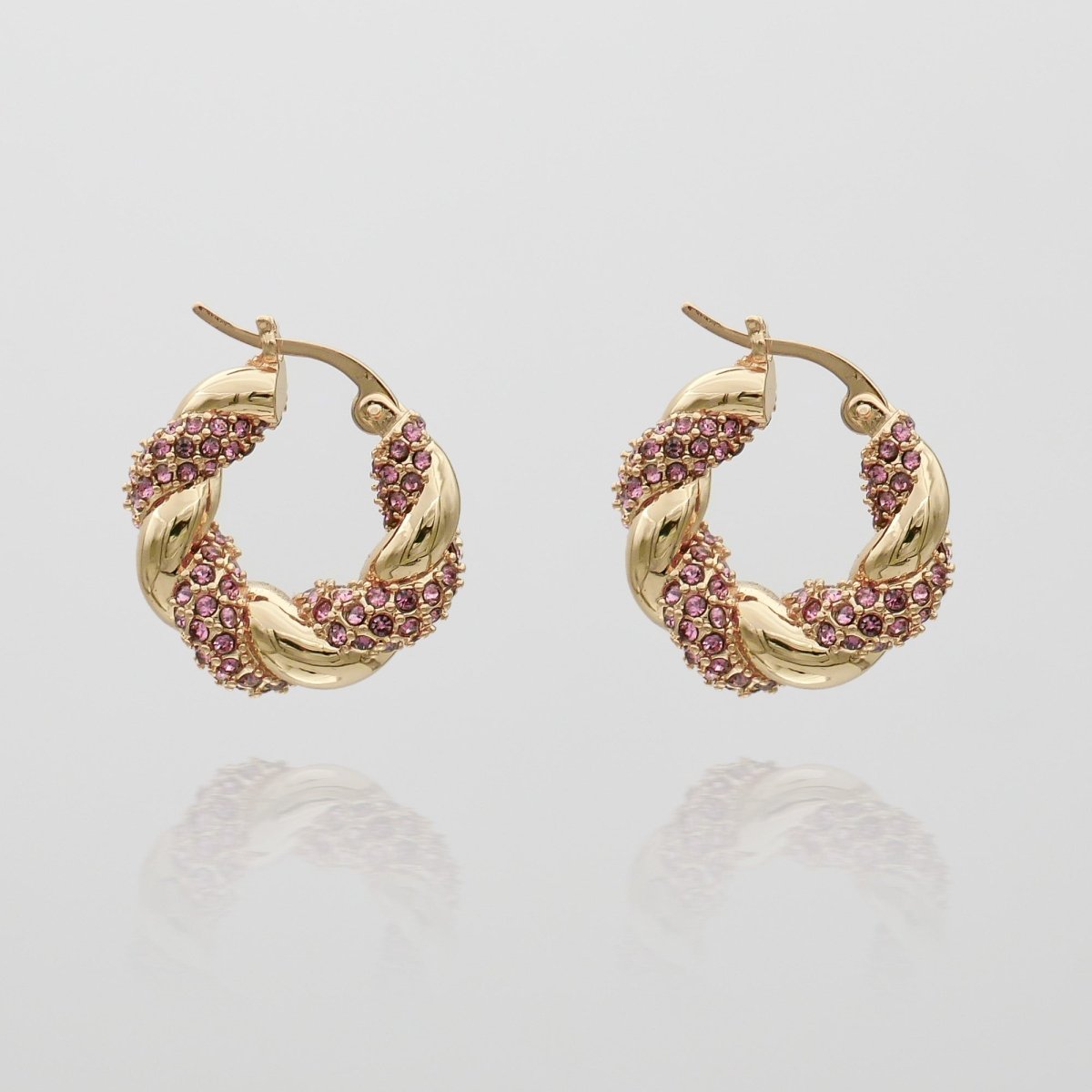 Gia Twisted Earrings - ISMI JEWELS
