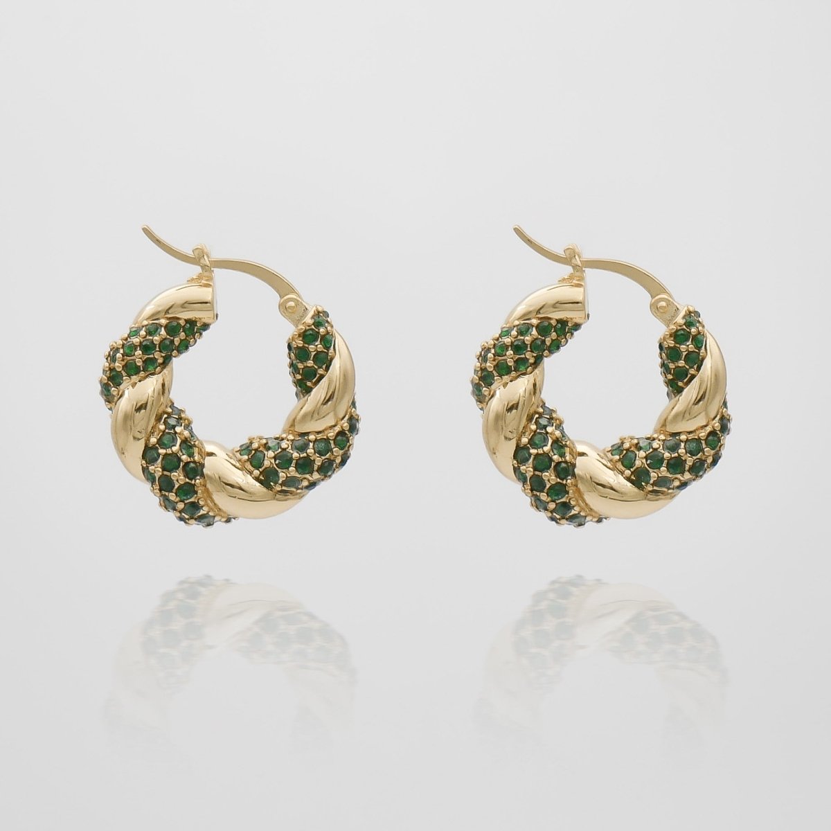 Gia Twisted Earrings - ISMI JEWELS