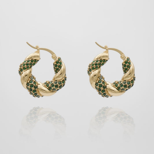 Gia Twisted Earrings - ISMI JEWELS