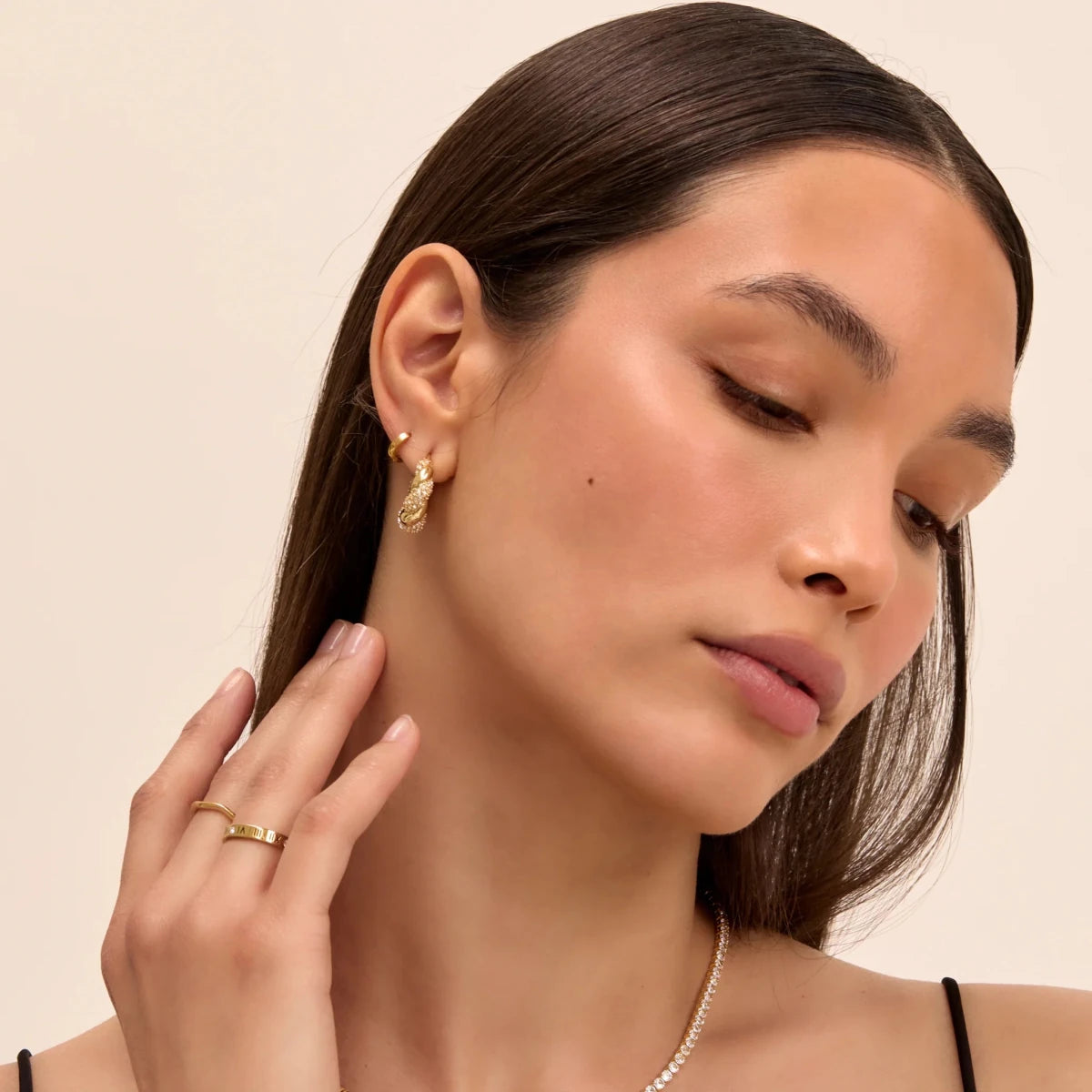Gia Twisted Earrings - ISMI JEWELS
