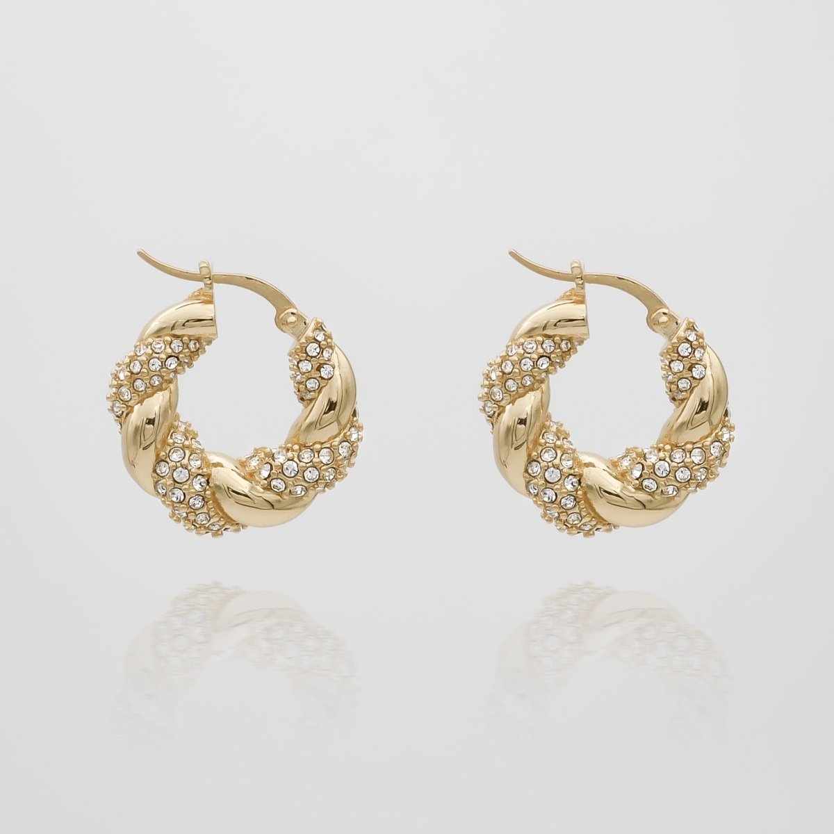 Gia Twisted Earrings - ISMI JEWELS