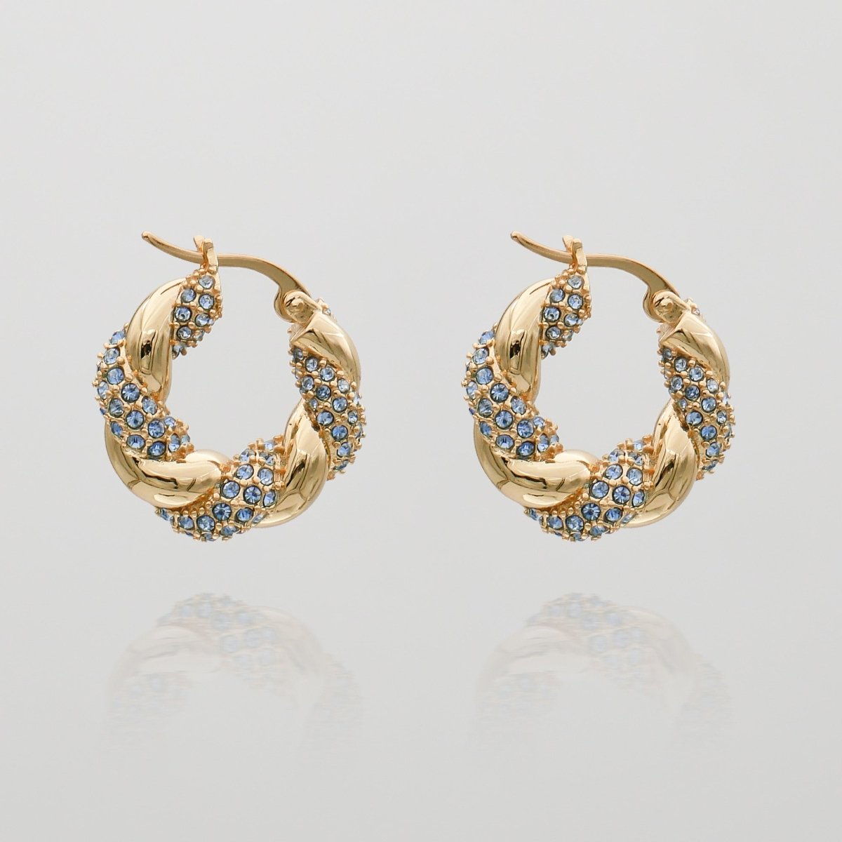 Gia Twisted Earrings - ISMI JEWELS