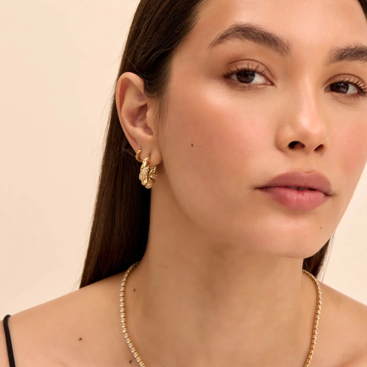 Gia Twisted Earrings - ISMI JEWELS