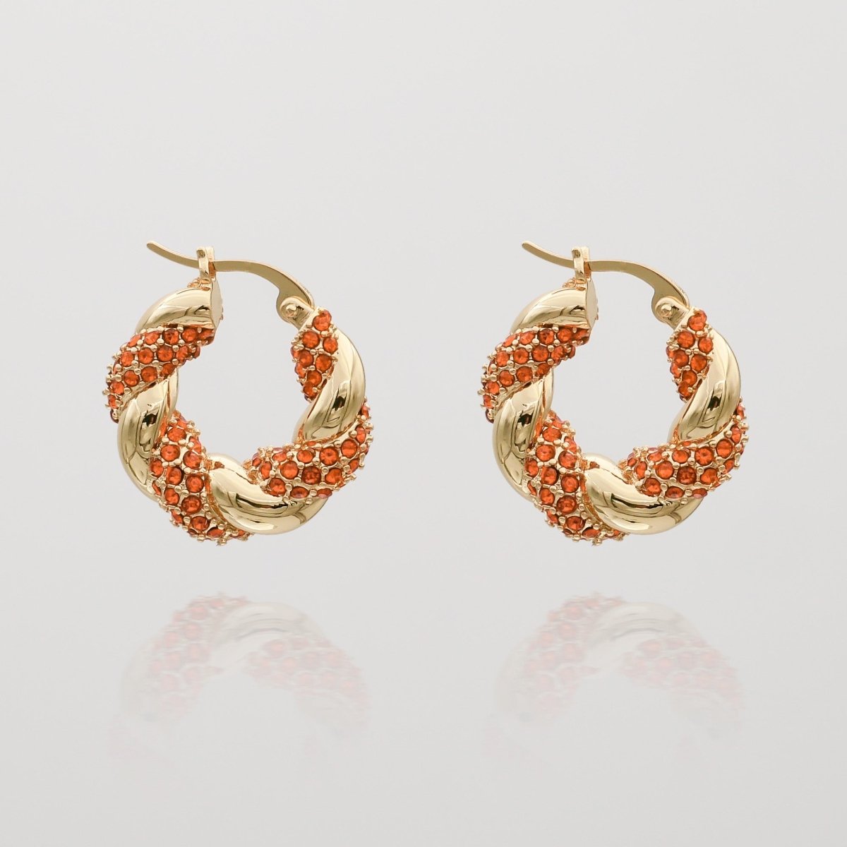 Gia Twisted Earrings - ISMI JEWELS