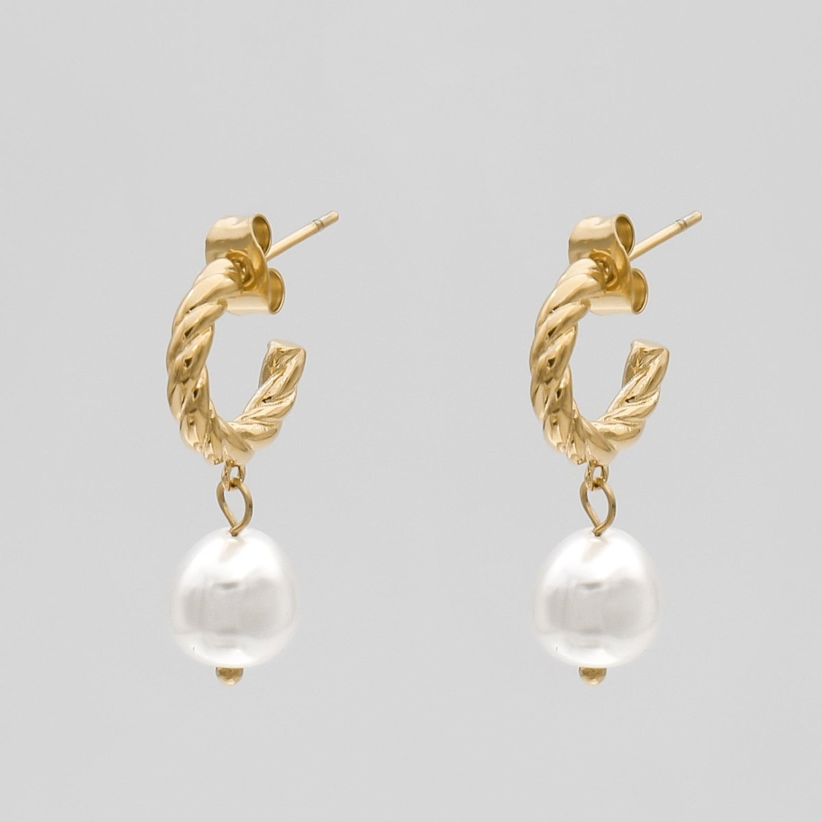 Grace pearl earrings - ISMI JEWELS
