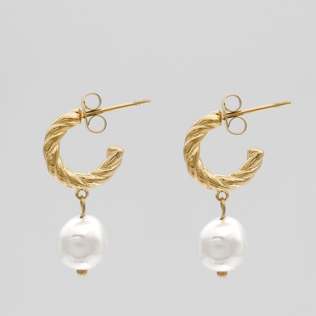 Grace pearl earrings - ISMI JEWELS