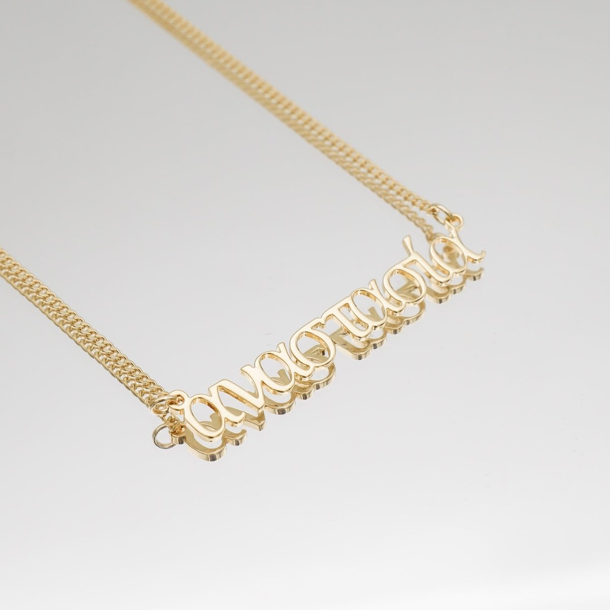 Greek Custom Name Necklace - ISMI JEWELS