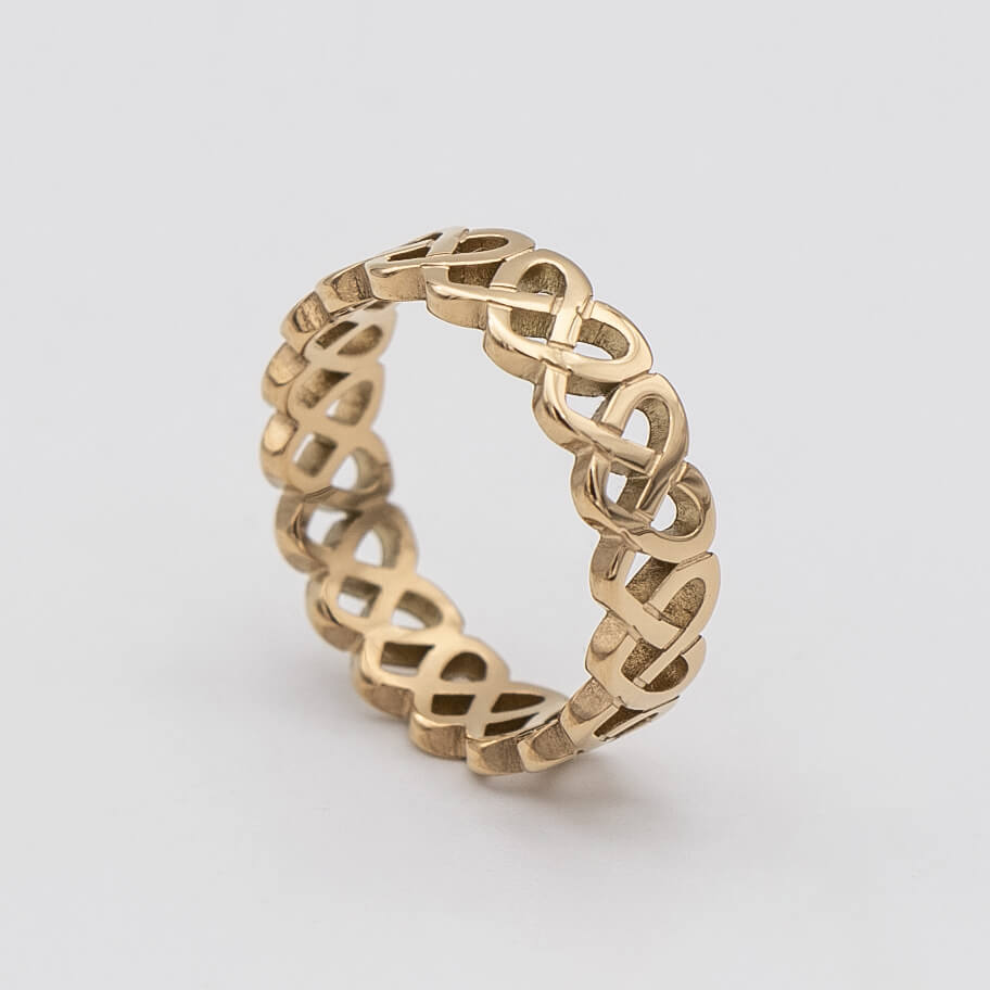 Hallie Heart Knot Ring - ISMI JEWELS
