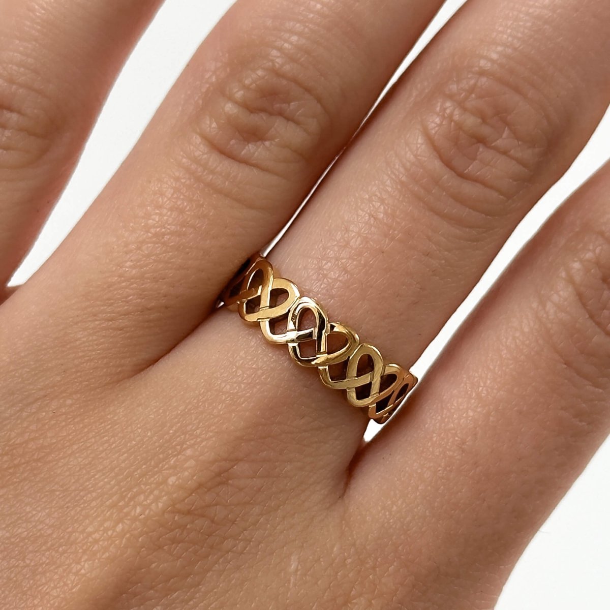 Hallie Heart Knot Ring - ISMI JEWELS