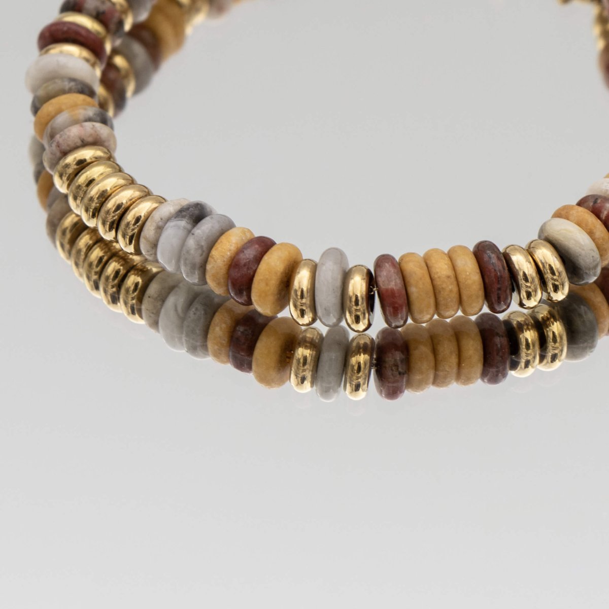 Harmony Natural Stone Beaded Bracelet - ISMI JEWELS