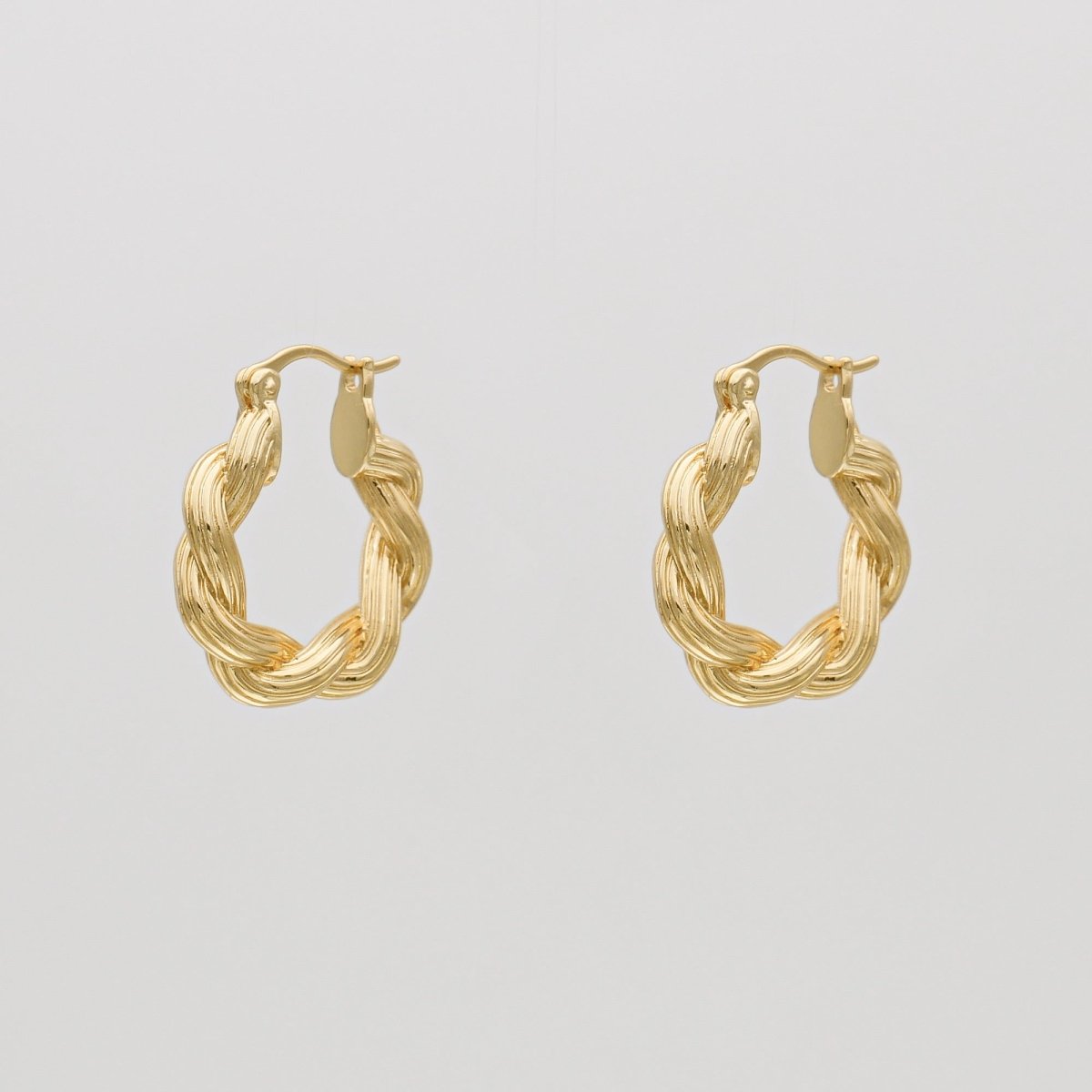 Hattie Twisted Hoop Earrings - ISMI JEWELS