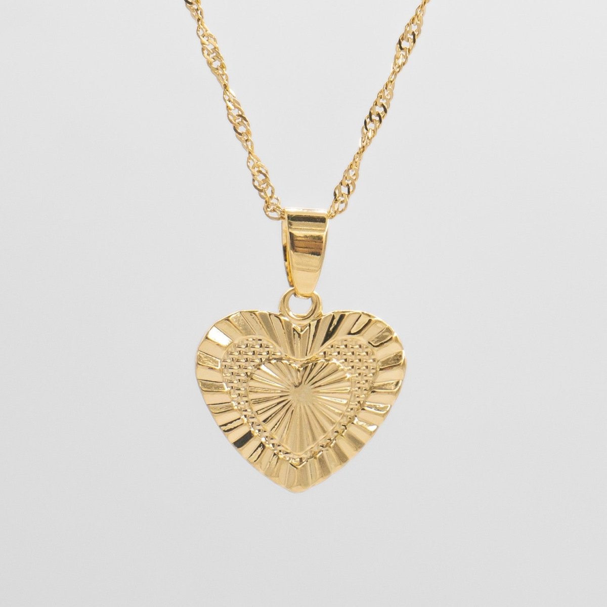 Heart Pendant Necklace - ISMI JEWELS