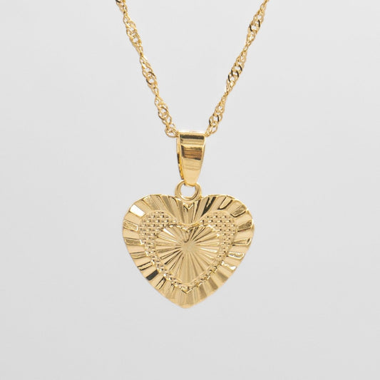 Heart Pendant Necklace - ISMI JEWELS