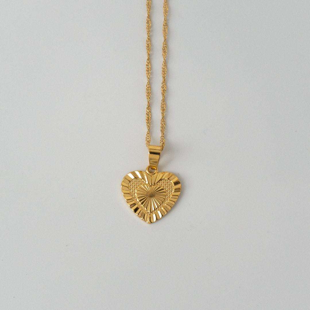 Heart Pendant Necklace - ISMI JEWELS