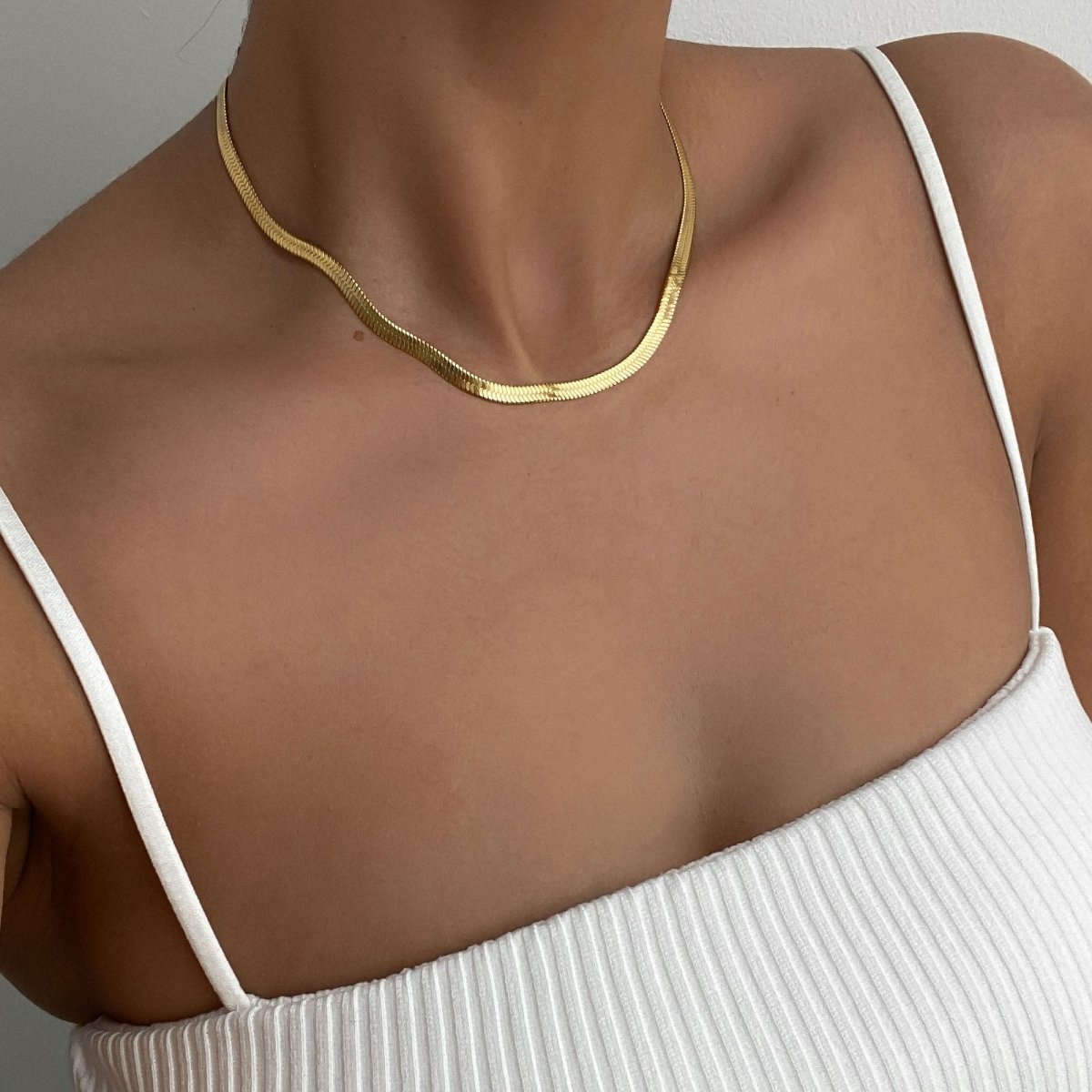 Herringbone Necklace - ISMI JEWELS