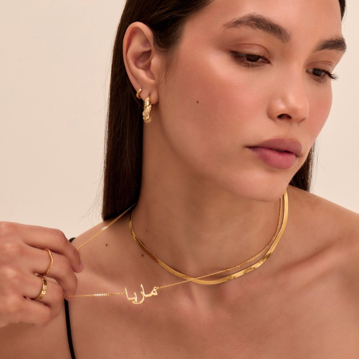 Herringbone Necklace - ISMI JEWELS