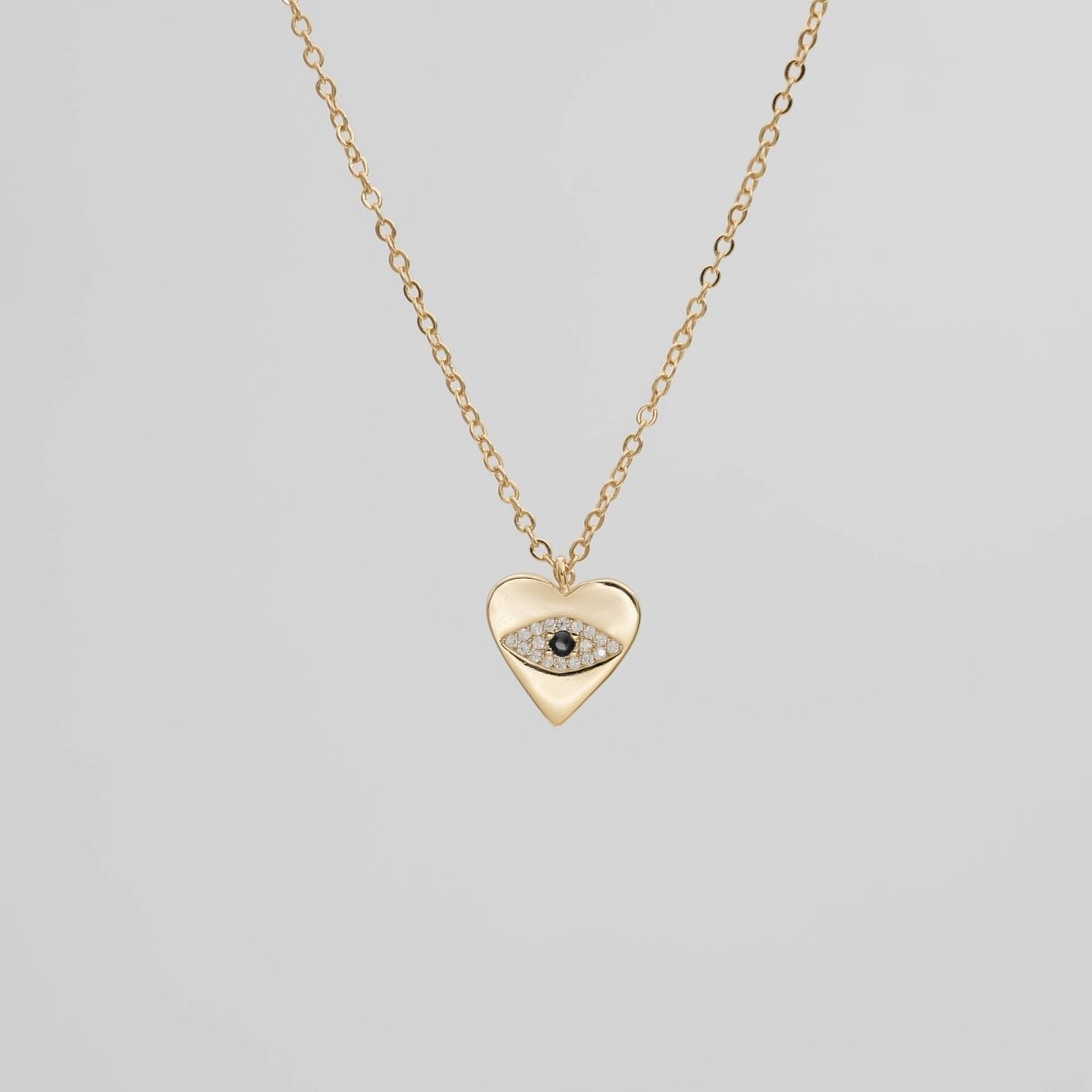 Horus Eye Heart Necklace - ISMI JEWELS