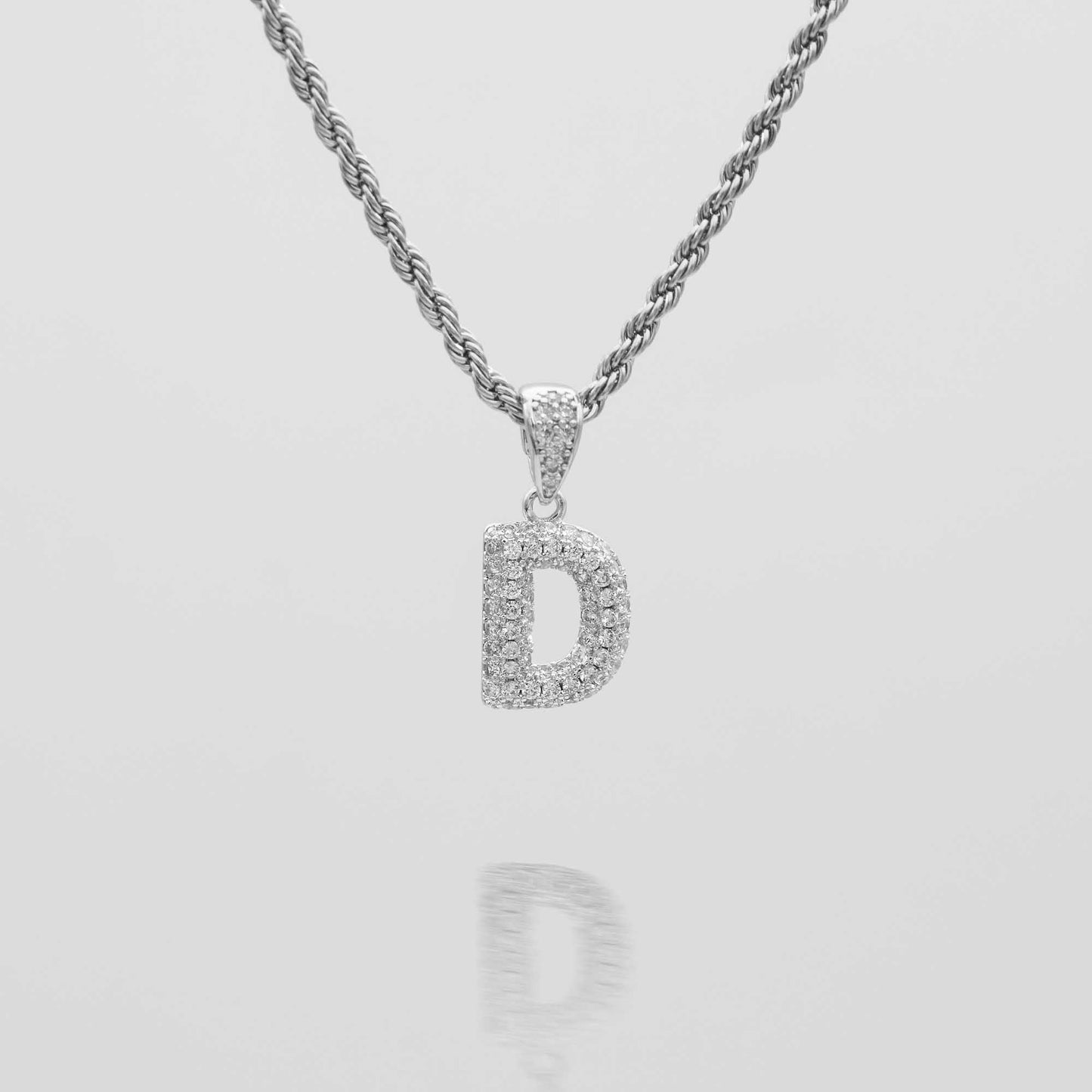Pave Mini Bubble Initial Necklace - Image 16 - ISMI JEWELS